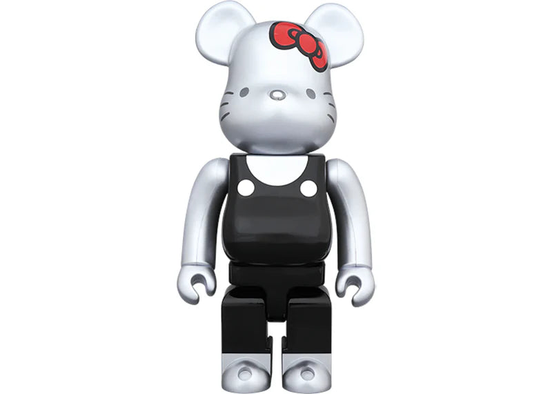 Bearbrick Hello Kitty Generation 00's 100% & 400% Silver
