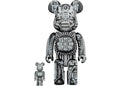 Bearbrick HR GIGER 100% & 400% Set Black Chrome
