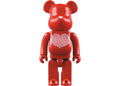 Bearbrick International Love Heart 1000% Red