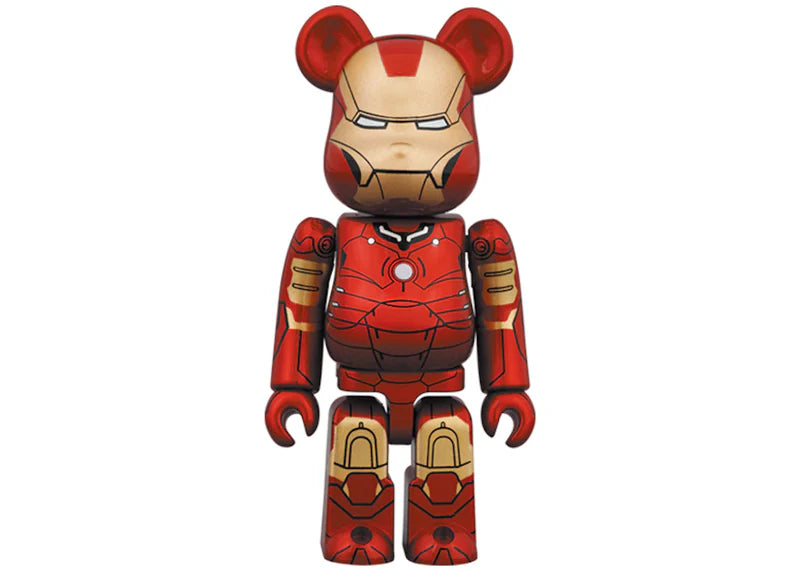 Bearbrick Iron Man Mark III 100% & 400% Set
