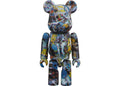 Bearbrick Jackson Pollock Studio 100% Blue