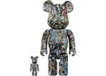 Bearbrick Jackson Pollock Studio Ver2.0 100% & 400% Set Multi