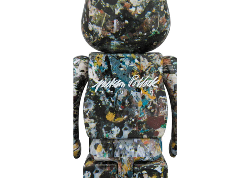 Bearbrick Jackson Pollock Studio Ver2.0 100% & 400% Set Multi