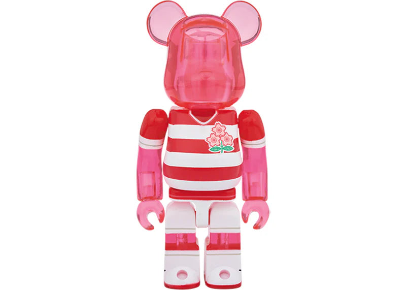Bearbrick Japan National Rugby Team 100% & 400% Red