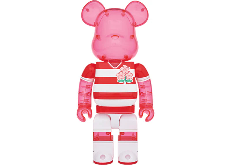 Bearbrick Japan National Rugby Team 100% & 400% Red