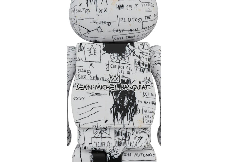 Bearbrick Jean-Michel Basquiat 3 100% & 400% Set White