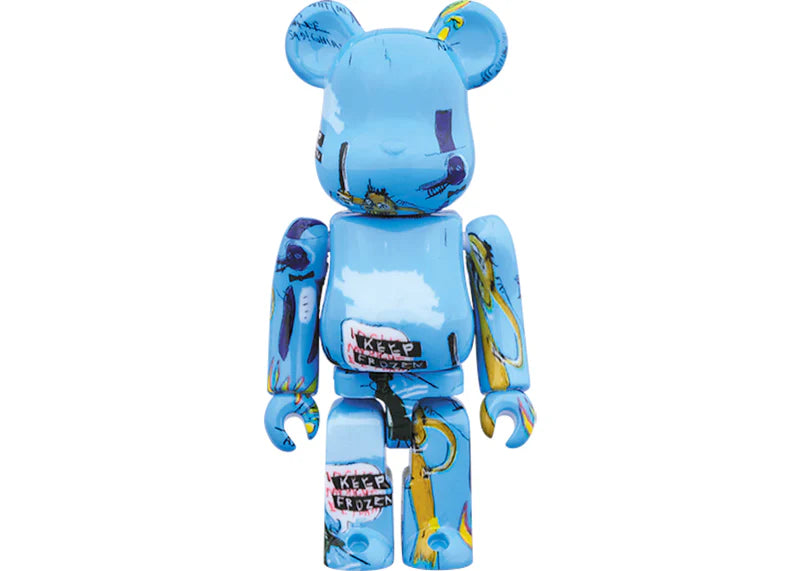 Bearbrick Jean-Michel Basquiat #4 100% & 400% Set Blue