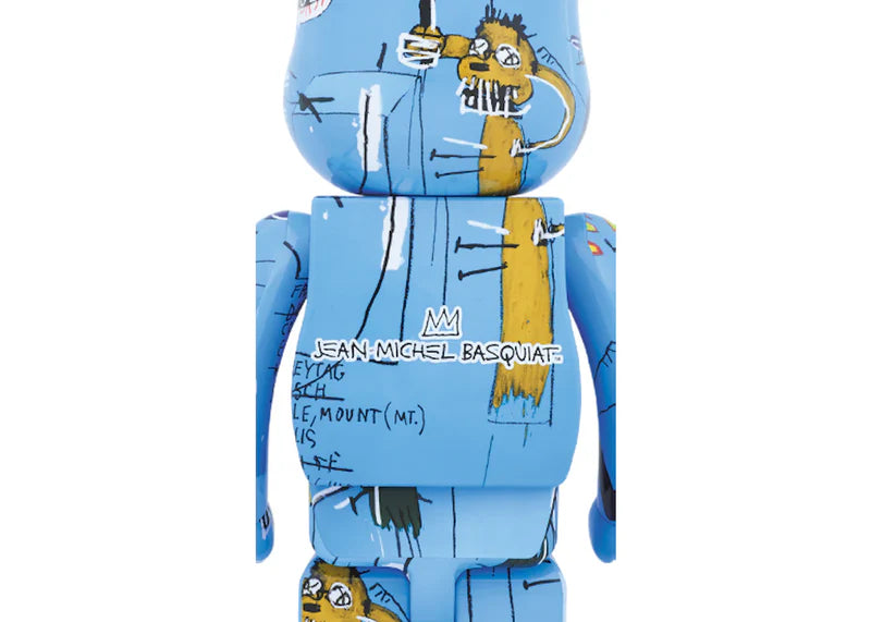 Bearbrick Jean-Michel Basquiat #4 100% & 400% Set Blue