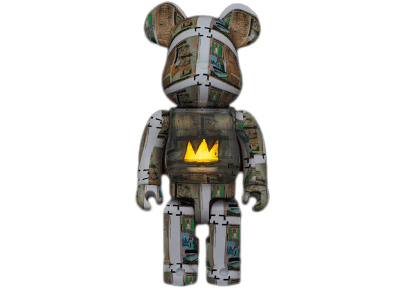 Bearbrick Jean-Michel Basquiat (King Pleasure) 100% & 400% Set