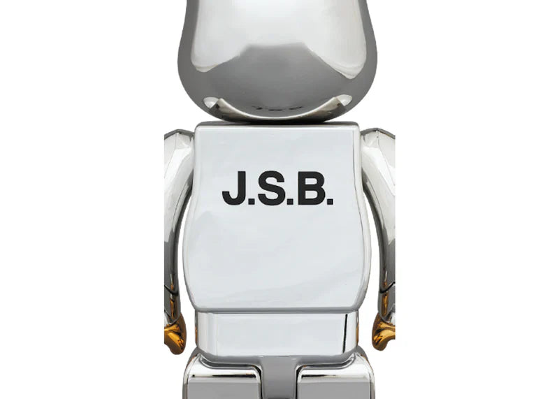 Bearbrick JSB 100% & 400% Set Chrome