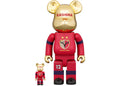 Bearbrick Kashima Antlers 30th Anniversary 100% & 400% Set