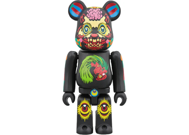 Bearbrick Keiichi Tanaami 100% & 400% Black
