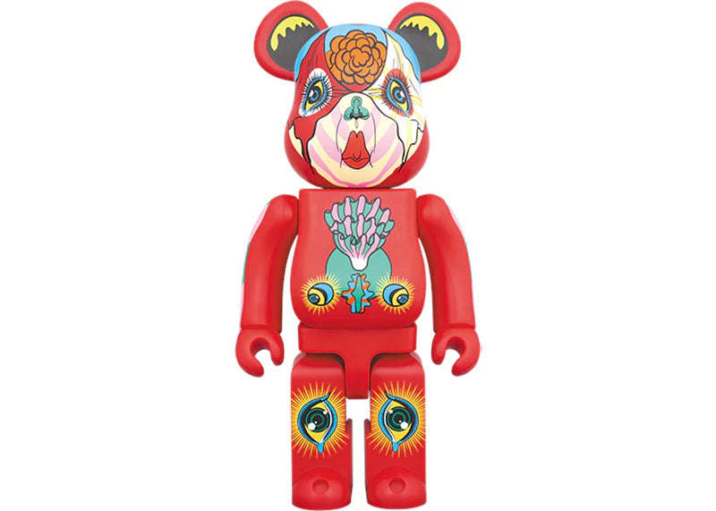 Bearbrick Keiichi Tanaami 100% & 400% Red