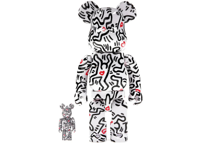 Bearbrick Keith Haring #8 100% & 400% Set