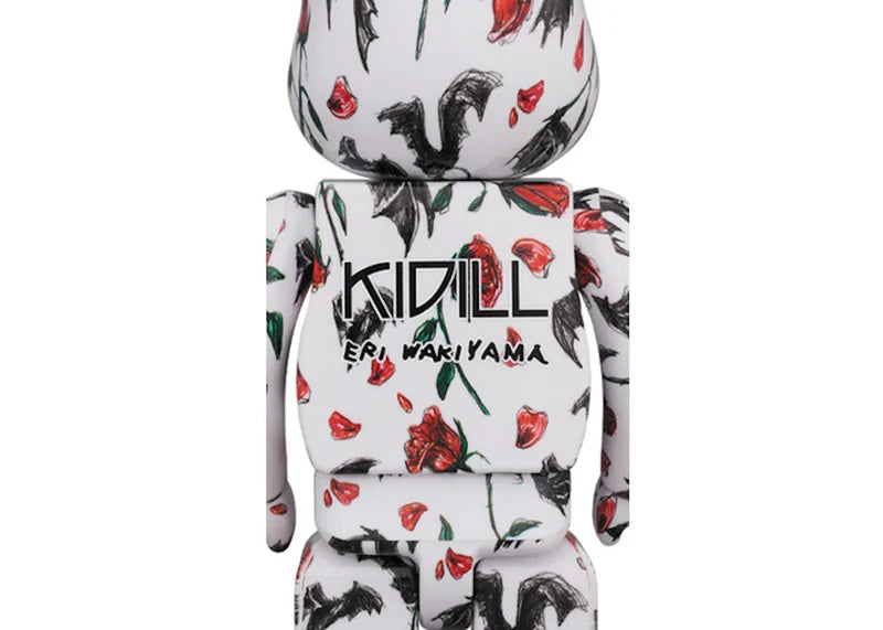 Bearbrick KIDILL x ERI WAKIYAMA 100% & 400% Set BAT & ROSE WHITE