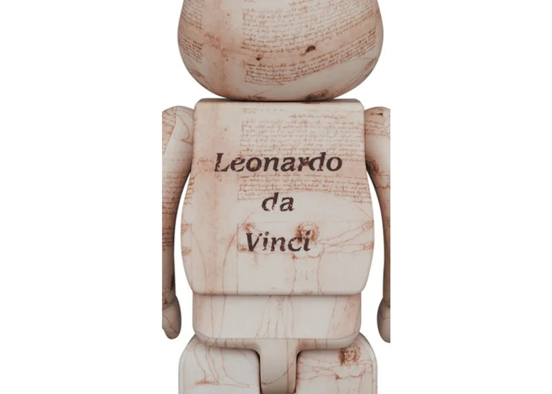 Bearbrick Leonardo da Vinci (Vitruvian Man) 100% & 400% Set