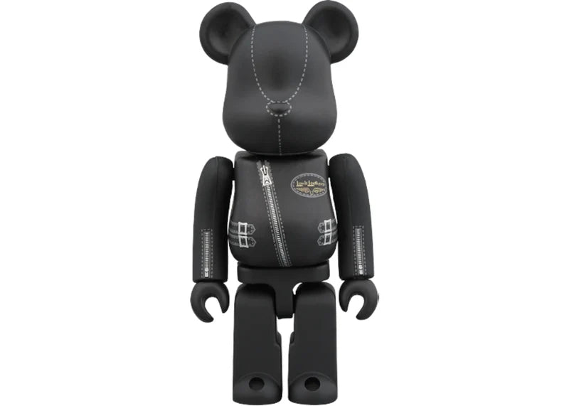 Bearbrick Lewis Leathers 100% & 400% Black