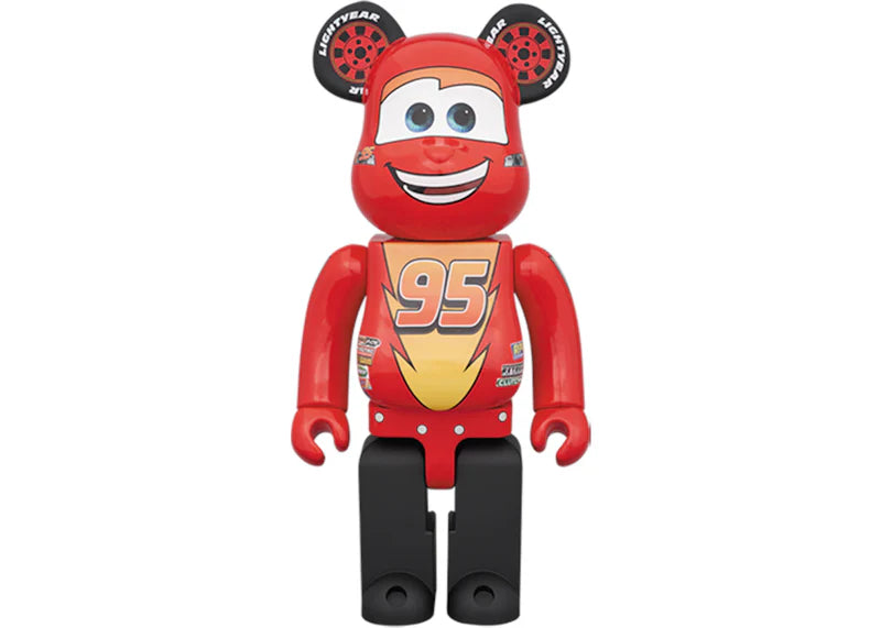 Bearbrick Lighting McQueen 400% Red