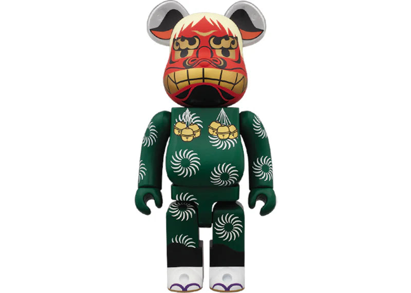 Bearbrick Lion Dance 400% Green