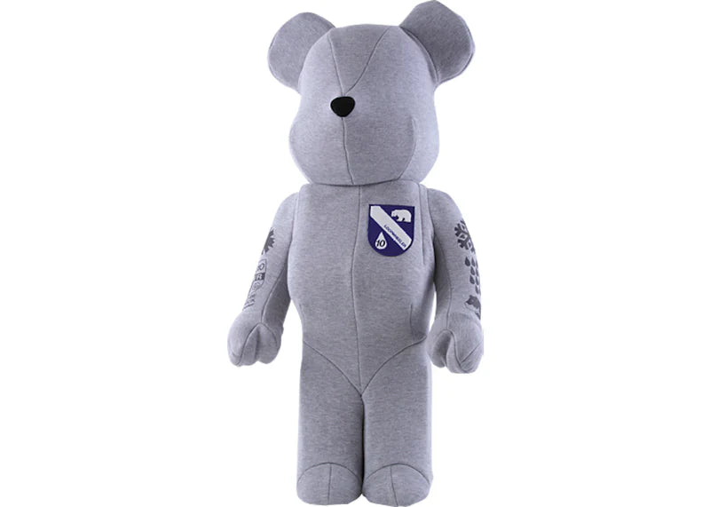 Bearbrick Loopwheeler 1000% Grey
