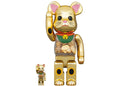 Bearbrick Lucky Cat Oval 100% & 400% Set