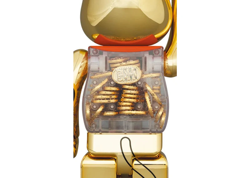 Bearbrick Lucky Cat Oval 100% & 400% Set