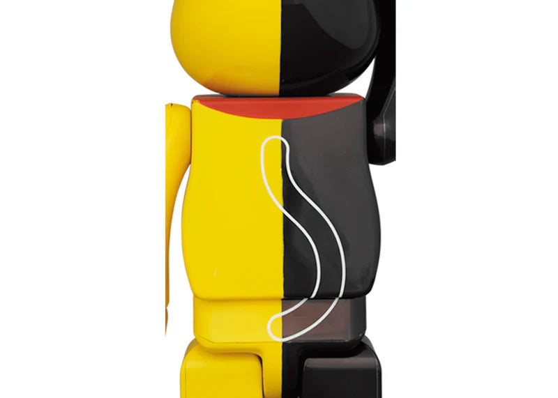 Bearbrick Maneki Neko 100% & 400% Set Black/Yellow