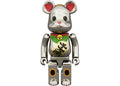 Bearbrick Maneki Neko 200% Silver Plated