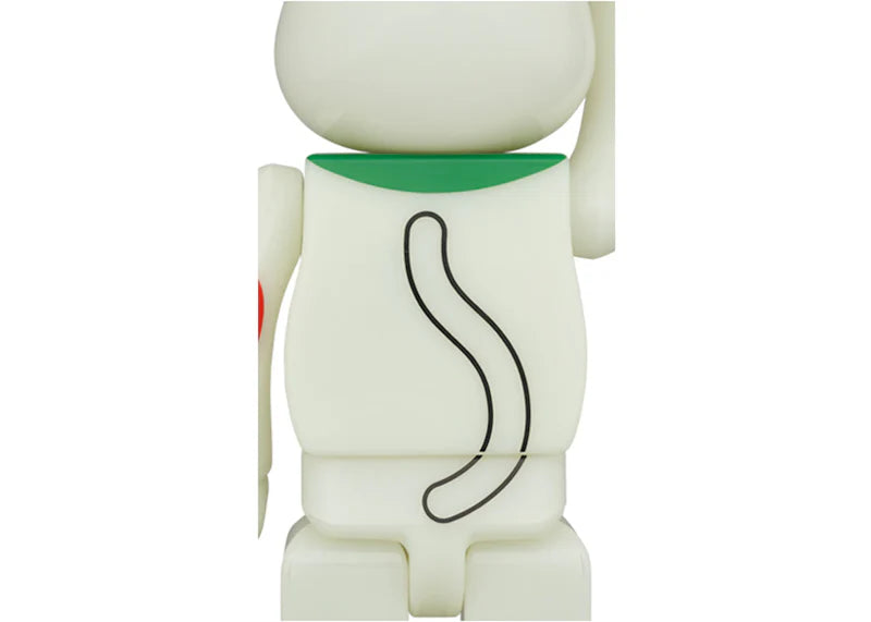 Bearbrick Maneki Neko Fukuiri Phosphorescent Glow 400%