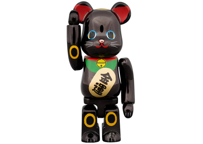 Bearbrick Maneki Neko Gold Luck 100% & 400% Set
