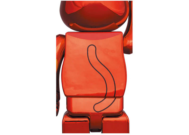 Bearbrick Maneki Neko Plum Gold Plated 400%
