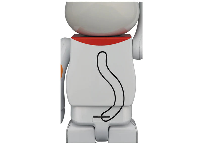 Bearbrick Maneki Neko White Plated Luminous 400%