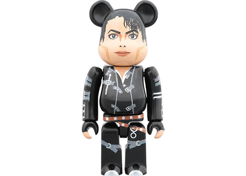 Bearbrick Michael Jackson "Bad" 100% & 400% Set Black