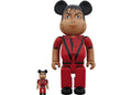 Bearbrick Michael Jackson Red Jacket 100% & 400% Set Red