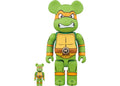 Bearbrick Michelangelo 100% & 400% Set Green