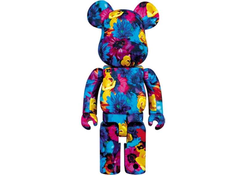 Bearbrick Mika Ninagawa Anemone 100% & 400% Set Blue
