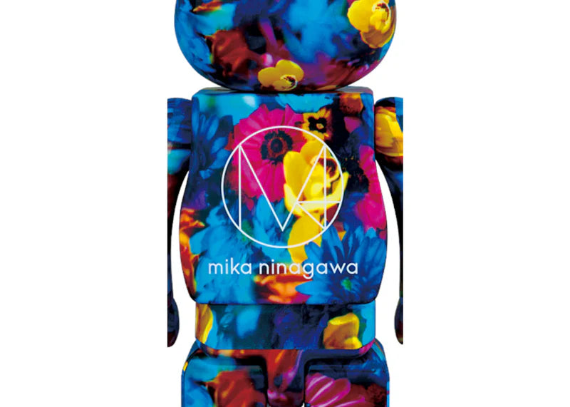 Bearbrick Mika Ninagawa Anemone 100% & 400% Set Blue