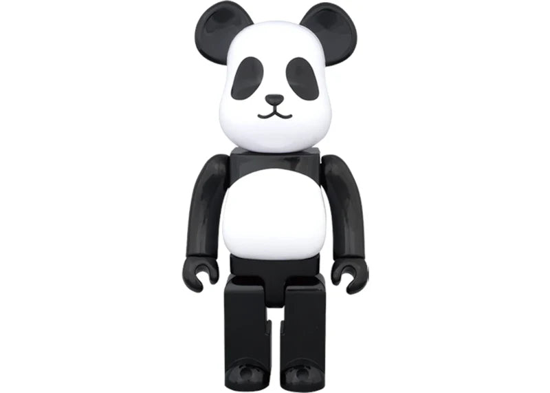 Bearbrick Milk Panda Boy & Girl 400% Black/White