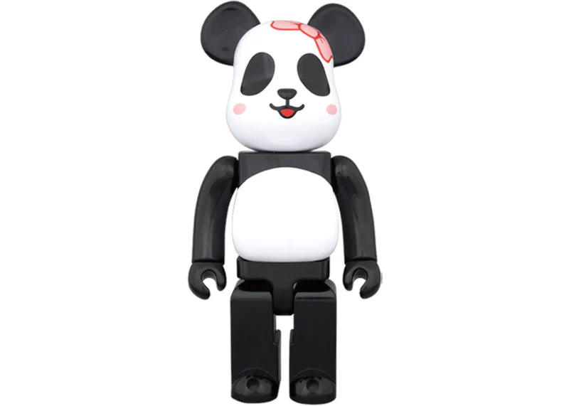 Bearbrick Milk Panda Boy & Girl 400% Black/White