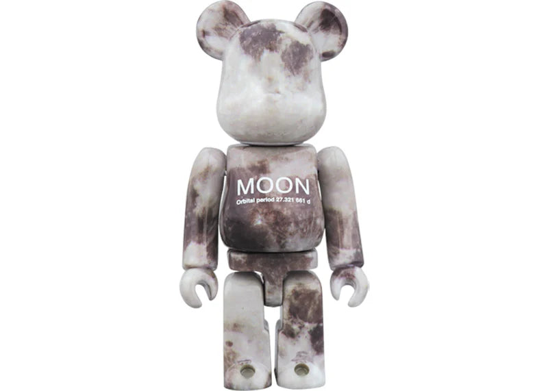 Bearbrick Moon 100% & 400% Grey