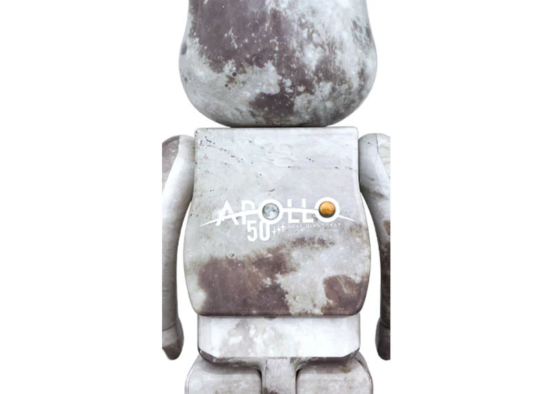 Bearbrick Moon 100% & 400% Grey