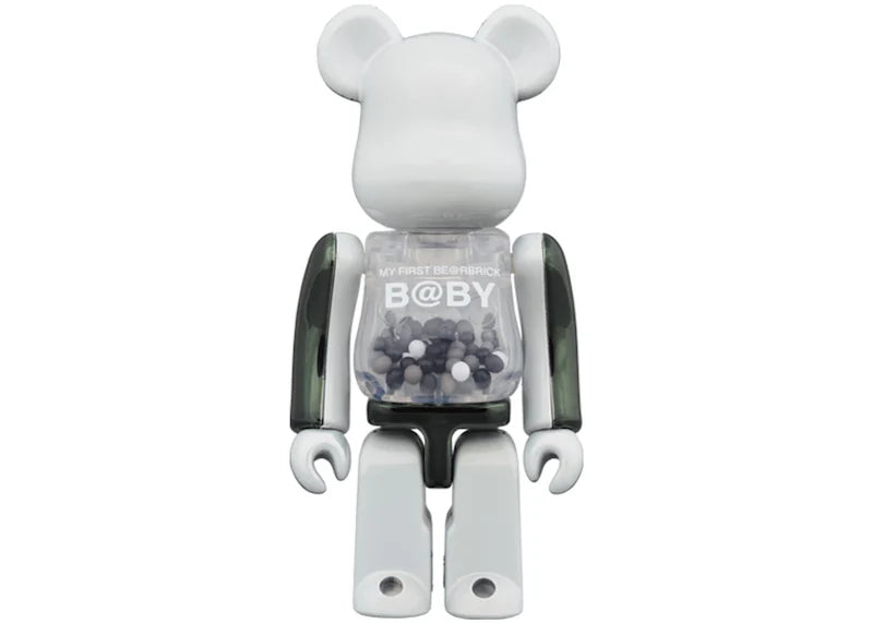 Bearbrick My First Baby 100% & 400% Set Black & White Chrome Ver.