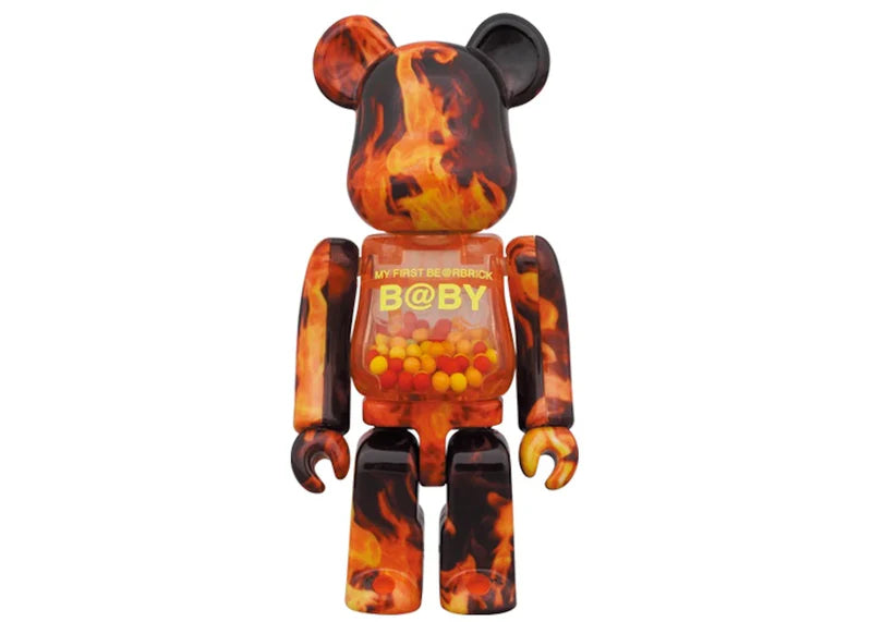 Bearbrick My First BaBy "Flame" 100% & 400% Set