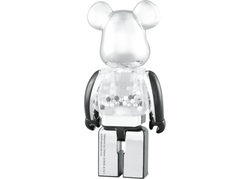 Bearbrick My First Bearbrick Baby (Black and Silver Version) 400% Black