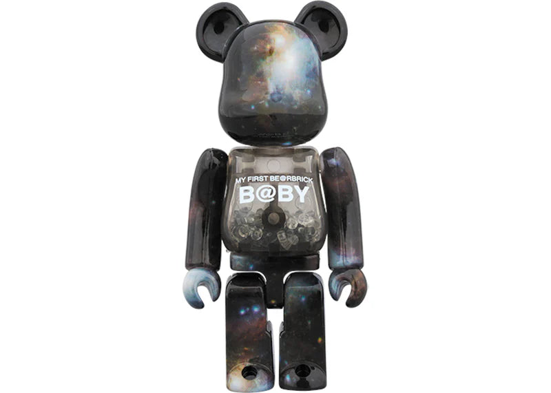 Bearbrick My First Bearbrick Baby Space Version 100% & 400% Black