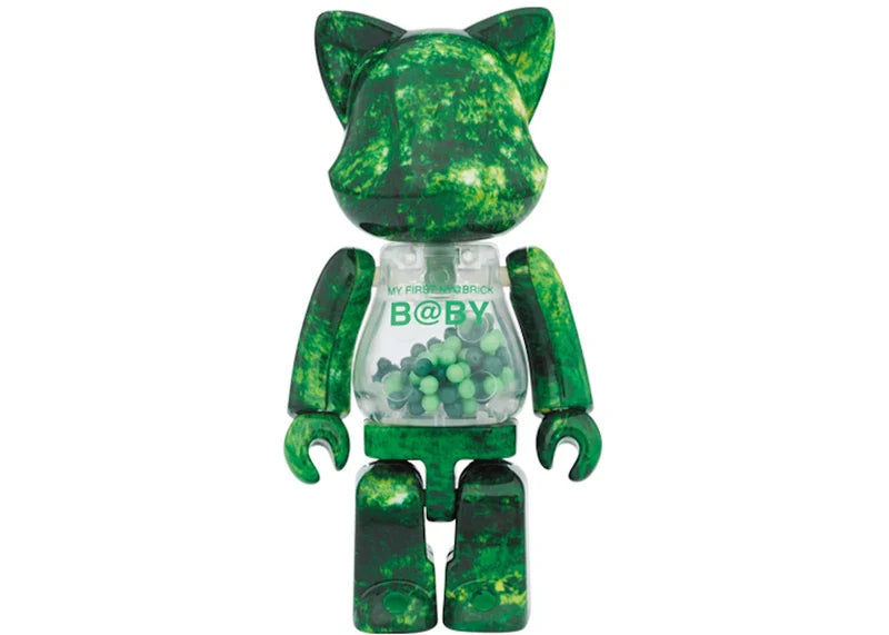 Bearbrick My First Nyabrick Baby 100% & 400% Set Forest Green