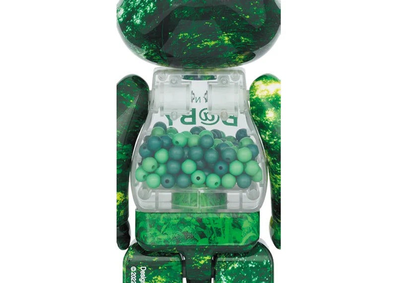 Bearbrick My First Nyabrick Baby 100% & 400% Set Forest Green