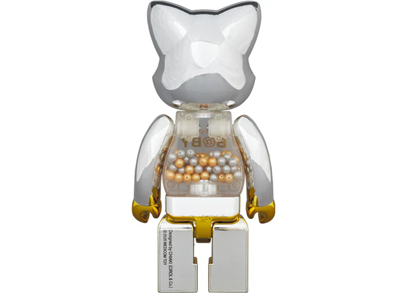 Bearbrick My First Nyabrick Baby 100% & 400% Set Gold