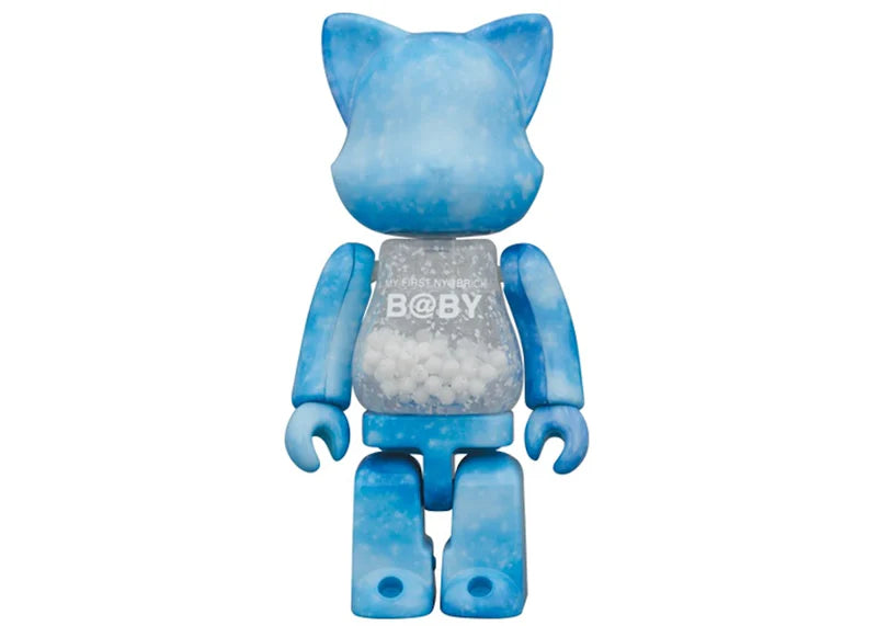 Bearbrick My First Nyabrick Baby Crystal of Snow Ver. 100% & 400% Set