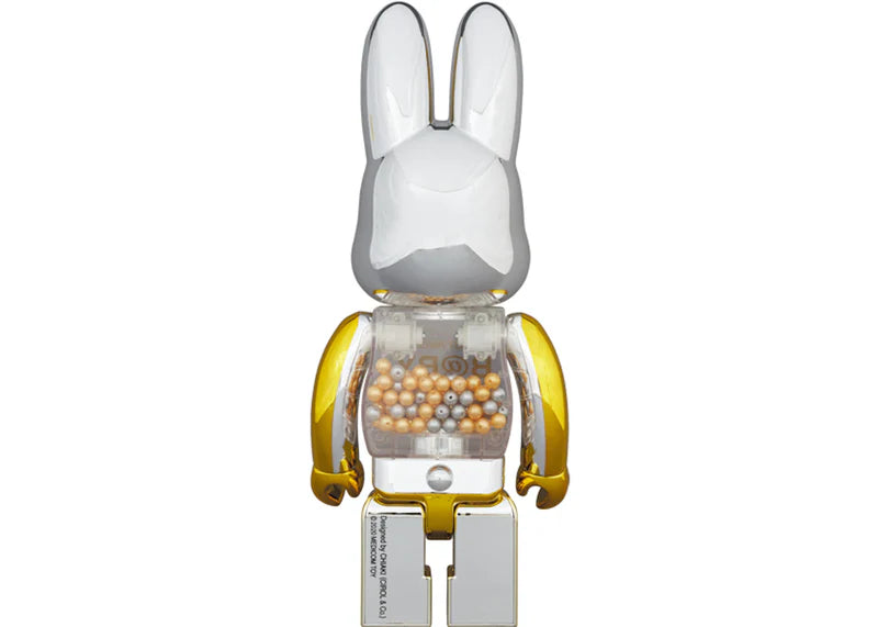 Bearbrick My First Rabbrick Baby 100% & 400% Set Gold